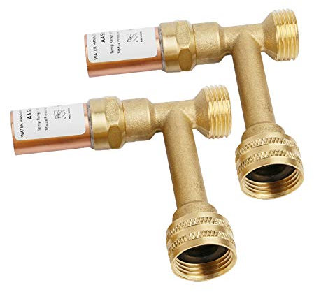 Watflow Water Hammer Arrestor 3/4GHT Thread, Water Hammer Arrestor Washing Machine, 2 Pcs