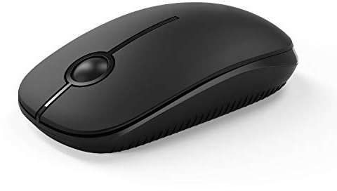 VssoPlor Wireless Mouse, 2.4G Slim Computer Laptop Mouse, Black