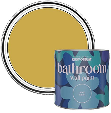 Rust-Oleum Yellow Water-Resistant Bathroom Wall & Ceiling Paint - Lemon Jelly 2.5L