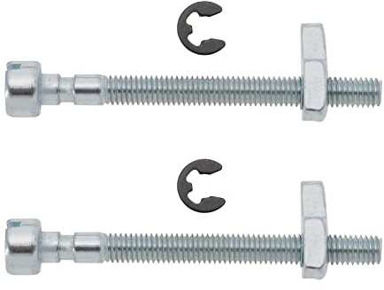 Create idea Lot de 2 vis de réglage de chaîne de rechange 530016110 530038593 compatibles avec McCulloch MacCat 335 435 Compatible avec Husqvarna 36 41 136 Métal