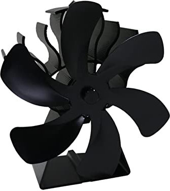 Camino Ventilatore Camino Efficiente Distribuzione del Calore 6 Lame Termoventilatore Stufa A Ceppi Bruciatore A Legna
