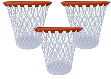 office box Basket Lovers Mülleimer, waschbar, robust, recycelbar, ideal für die Dekoration Ihres Zimmers und verwandelt Ihre Freizeit in einen Basketballplatz, 3 Stück