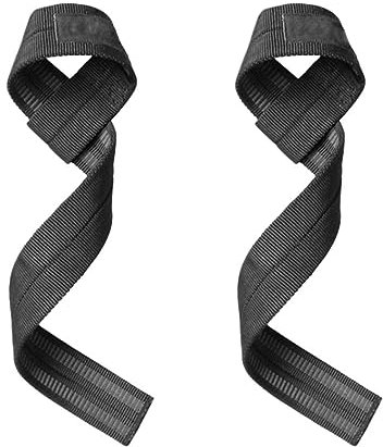 JOCXZI Cinghie per Sollevamento Pesi Imbottite, Supporto per i Polsi, Cinghie per Fitness e Palestra,Powerlifting, Deadlift, Trazioni, Gym, Bodybuilding - Lifting Straps