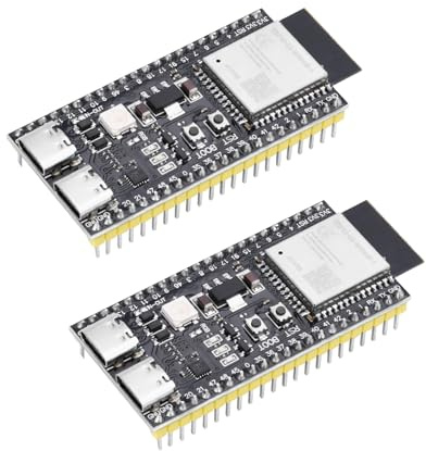 Diymore 2PCS for ESP32 S3 DevKitC 1 N16R8 for ESP32 S3 WROOM1 N16R8 Development Board WiFi Bluetooth 5.0 Mesh wifi for ESP32 S3 Module with soldered pins