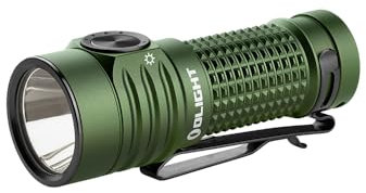 OLIGHT Linterna LED EDC de 1.000 lúmenes, alcance de 510 metros, diseño compacto y portátil, (Verde)