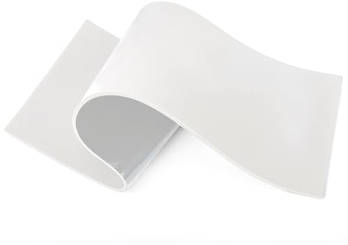 RunJRX Mousse pour Clavier mécanique, Mousse d'amortissement du Son du Clavier, fabriquée en Poron LE-32W (3 mm d'épaisseur, Blanc)