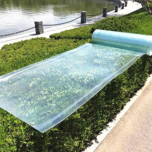 Plaque imperméable pour auvent de serre, balcon – Panneau en fibre de verre imperméable pour fenêtre et porte – Facile à couper