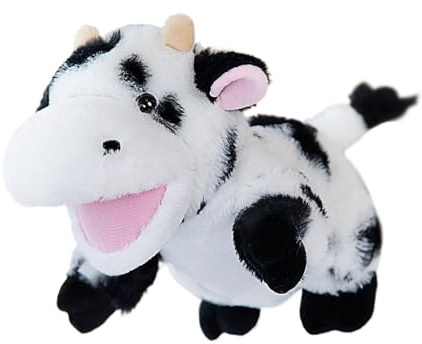 Handpuppe – Hase, Plüsch, PP-Baumwolle, 25 cm | Tierische Handpuppe | Tierspielzeug, weich, interaktiv, für Kinder, Geschichtenerzählen, Spielzeit, lehrreicher Spaß, Theateraktivitäten und kreative Un