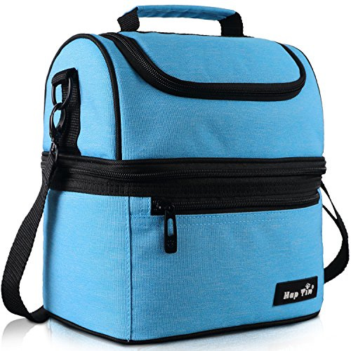 Hap Tim Kühltasche klein mit Kühlakku für kühlbox Lunch tasche Isoliert Thermotasche Isoliertasche Picknicktasche für Lebensmitteltransport 8L(UK-LB-16040-BL)