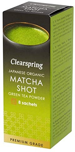 6x Clearspring Coup Supercarburant Matcha Japonais Organique Poudre De Thé Vert 8 X 1 G