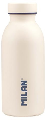 MILAN Botella isotérmica de acero inoxidable 354 ml serie 1918, blanco