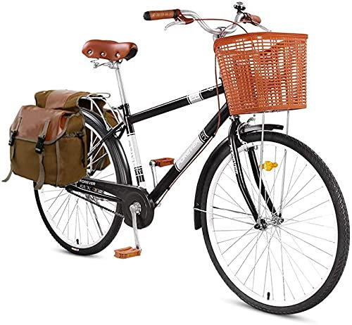 Sport Tent Bicycle Pannier Bag Waterproof Canvas Bike Rear Rack Bag Portable Bike Seat Carrier Bag Road Bike Vintage Storage Bag for Mountain Cycling (Khaki)