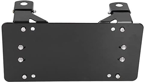 Soporte para Placa de Matrícula, Rodillo de Cabrestante de Acero, Soporte de Montaje para Placa de Matrícula, Accesorios para Automóviles a Prueba de Intemperie Cabrestantes para ATV