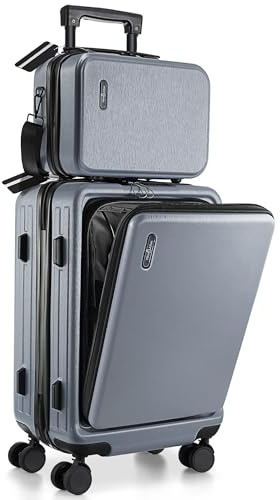 TRAVELARIM 20 Inch Carry On Luggage 22x14x9 Airline Approved Suitcase