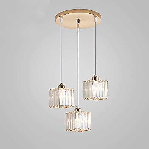 PACUM Lámpara de techo ajustable, moderna espiral, 3 lámparas colgantes, cristal E27, lámpara colgante industrial, soporte de lámpara estilo Edison, lámpara de techo colgante suspendida vision