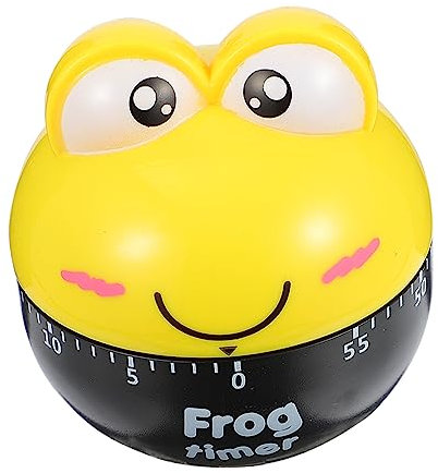 GOOHOCHY Mechanischer Kochtimer Cartoon Küchentimer Timergerät Tragbar Schöner Design Für Küche Kochen Und Zeitüberwachung Einfach Und Praktisch
