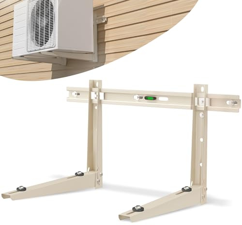 Mini Split Wall Mounting Bracket: Condenser Wall Mount Rack for 7000 9000 12000 18000 24000 30000 36000 BTU Mini Split Air Conditioner Units, Outside Split System Mount Condenser Bracket, Max 550 LBS