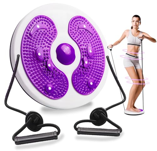 DONGTATA Waist Whisper Waist Twister Disc Body Shaping Waist Twisting Disc for Women Adults Cardio Weight Loss/Cardio Exercise Waist Toning Fitness Turntable for Home Workout Waist Sculptor Machine