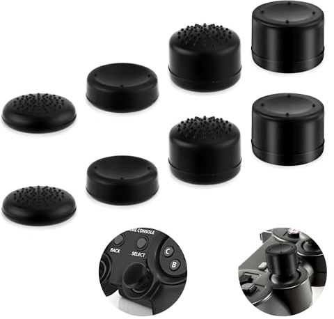 8St Daumengriffkappen für PlayStation Portal, Silikon Joystick Abdeckung Controller Daumenstick Kappen Kompatibel mit PS5 PS4 Xbox One Xbox Series X/S Nintendo Switch Pro Joysticks