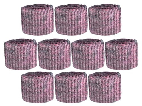 10 Stück Stahldraht-Seifenpads, Stahlwolle-Schrubber, seifengefüllte Stahlwoll-Pads, Spülscheuerer, kratzfestes Schrubben, Haushaltsreinigungsschwämme für Geschirr, Pfannen