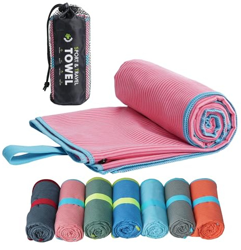 4Monster Microfiber Travel Towel swim towel Quick Dry, Lightweight Gym Towel Ultra Soft