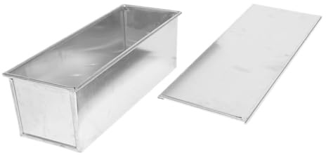 EXHUMKY Molde Rectangular para Pan con Tapa Molde Antiadherente para Hornear Pan y Tostadas Capacidad