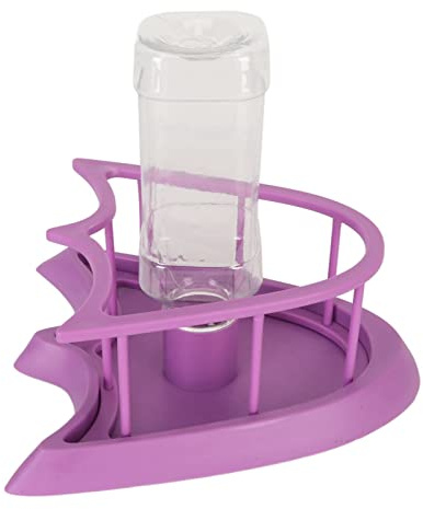 Yctze Distributeur d'eau Automatique pour Reptiles – Distributeur de Clôture Violet Sûr avec Bouteille pour Lézards et Fournitures pour Reptiles (L NW-13)