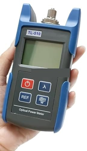 VCHICS Tester per cavi in ​​fibra ottica, Misuratore di potenza ottica TL-510 Mini OPM con interfaccia SC/FC/ST -70~+10dBm / TL510C -50~+26dBm Tester for fibra FTTH(-50 to 26)