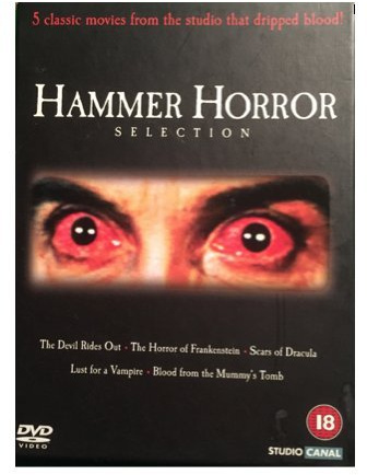 Hammer Horror Selection: Blood From The Mummy's Tomb / Devil Rides Out / Horror Of Frankenstein / Lust For A Vampire / Scars of Dracula
