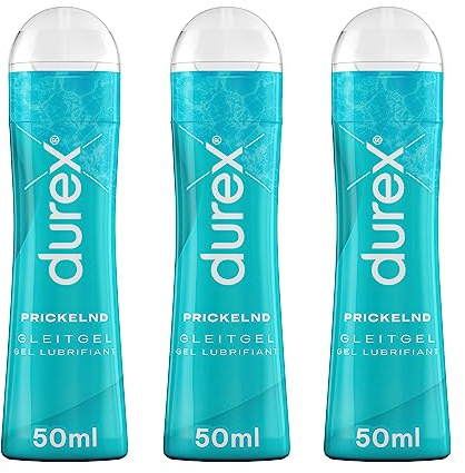 Durex Play Prickelnd 150ml 3er Pack Sparpack Gleitgel Erlebnisgel Massagegel Analgel (3 x 50ml)