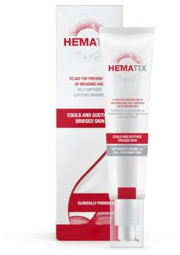 Hematix Bruise Cream - 15g - Clinically Proven Advanced Healing Formula with Glycerol and Menthol for Bruise Prevention - Powerful non-Arnica Bruise Treatment - High Strength Anti-Bruise Balm Gel