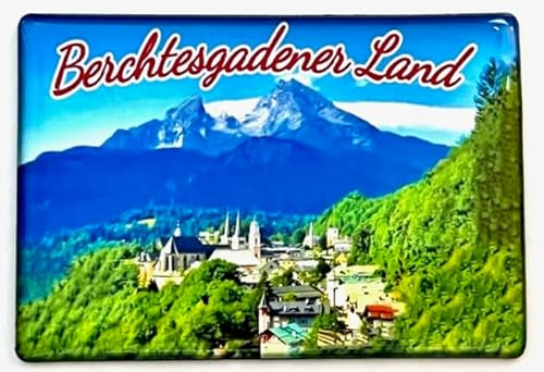 Berchtesgadener Land,Deutschland Souvenir- Kühlschrankmagnet, Bayern Fridge Magnet aimant de refrigerateur, calamita de frigorifero, iman de nevera, koelkastmagneet