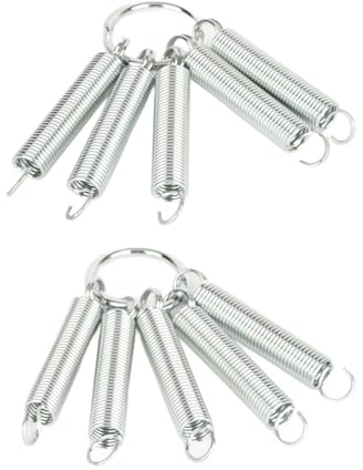 Tensores de Cadena para Neumáticos, Acero Inoxidable Aplicables a Tractores de Jardín, Motociclistas, Quitanieves de 23 Cm con Resorte para Vehículos Utilitarios