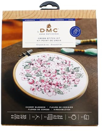 DMC Cherry Blossom - Medium Cross Stitch Kit