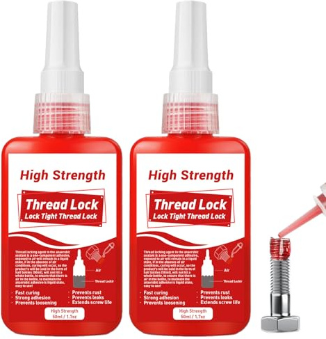 Fija Tornillos, 100 ml Fijador de Tornillos de Alta Resistencia | Antitornillos de alta resistencia para asegurar y sellar tuercas, pernos, estable e inoxidable