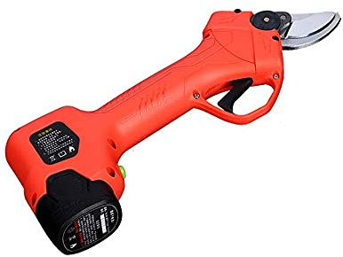 NWKHRSO Cordless Electric Pruning Scissors Shears Rechargeable Garden Pruner Secateur Branch Cutter Tool 2 Battery