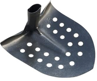 Pala de tamizado de barro, pala de drenaje de tierra de jardín, pala de excavadora de arena, pala de metal para carbón, pala de caza de tesoros, pala de limpieza de acero al carbono para limpiar lodos