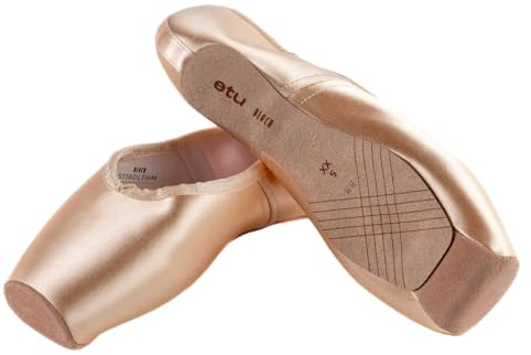 Etoile S1160LTHM ETU Scarpe da Punta per Bloch Sport Ballo Danza Classica Relax Allenamento Fitness Palestra Punte Scarpette Saggio Nastri Elastici Ballerina (Rosa Pianta XXX, 6)