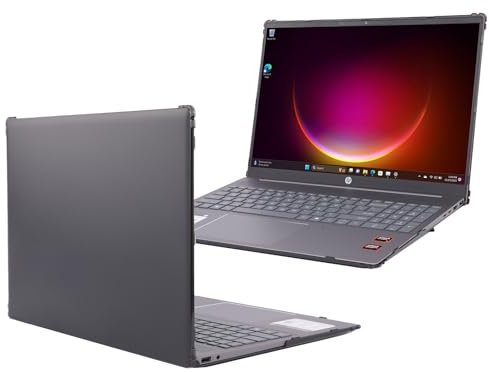 mCover Case ONLY Compatible for 2024+ HP Pavilion 16-inch Laptop PC 16-AFxxxx / 16-AGxxxx Series Windows Notebook (NOT Fitting Any Other HP Models)- Black