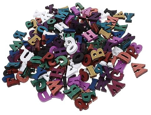 ifundom 200stücke Teiliges Hohe Naturfarbene Buchstaben-deko Für Diy Bastelprojekte Personalisierte Beschilderung Vielseitig Verwendbar Für Wohn Partydekoration