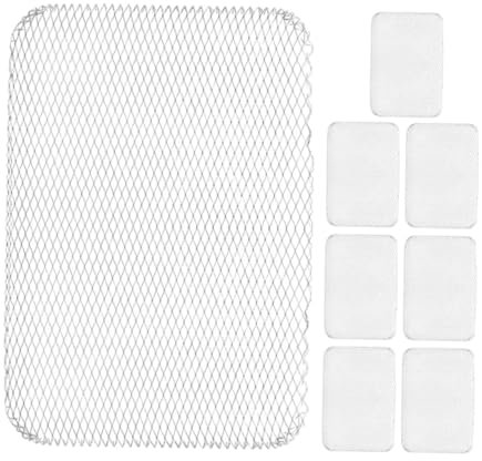 Alipis 8pcs BBQ Leak Mats Metal Mesh Baking Grill Cooking Mat for Outdoor Barbecue