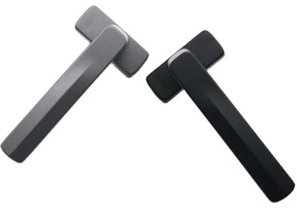 MIUYTRN Vernice for cottura al fluorocarbonio Maniglia for porte e finestre Hardware Maniglia quadrata in acciaio Serratura Ponte rotto Lega di alluminio Casa Generale cuicui(Light copper)