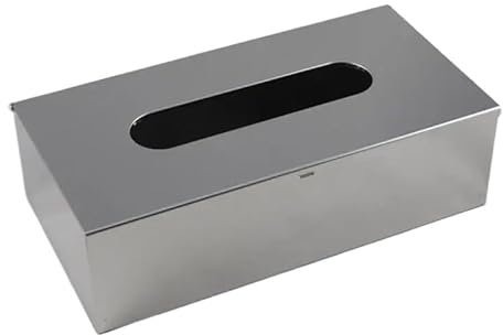 Multifunktionale Taschentuchbox aus Edelstahl, minimalistisch, modern, for den Schreibtisch, leicht zugänglich, platzsparend, geeignet for das Leben zu Hause, Küche, Wohnzimmer, Badezimmer, zur Dekora