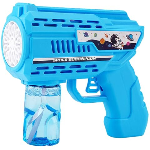 Seifenblasenpistole,Seifenblasenmaschine,Seifenblasen Machine,mit 1 Stück Seifenblasenflüssigkeit Tank,Blasenspielzeug Geschenk für Geburtstag/Party,Bubble Gun Machine