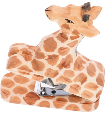 OSALADI Agrafeuse Bois Animal Agrafeuse Décorative Et Réutilisable Outil Pratique Pour Bureau Maison
