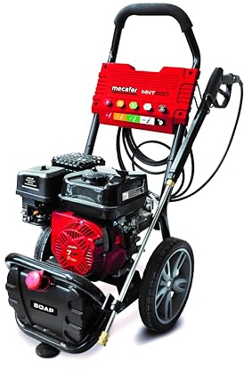 Mecafer NHP Thermique MNT 200, 7HP, 544l-h, 186 Bar, Moteur 4 Temps, Pompe 3 Pistons Aluminium, Grandes Roues