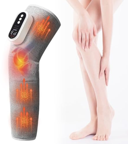 Bein Massagegerät, Kabellos Beinmassagegerät 3-in-1, 3-Intensitäten & 3 Modi, Leg massager, Lipödem Massagegerät, Oberschenkel Massagegeräts, Wadenmassagegerät für Müde und Angespannte Beine