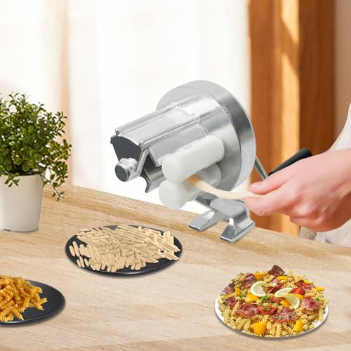 Macchina per la pasta manuale portatile, per srotolare la pasta, per la cucina utilizzata per Conchiglie, spessore del tavolo adatto di 5 cm