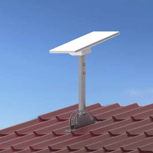 Starlink Mini Halterung Dach aus Edelstahl, Neigbarer Winkel einstellbar, Schwerlast für Dach und Wand, Mini Dish Mounting Kit