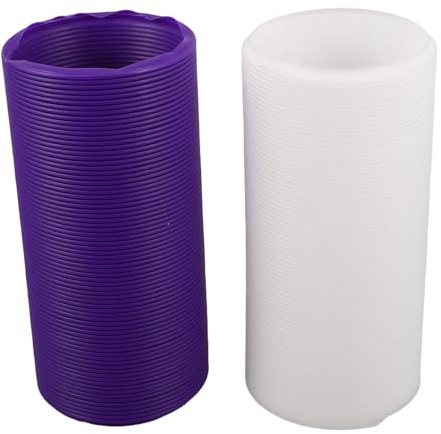 UKCOCO Tunnel Flexible en Plastique pour Hamsters et Cobayes 2pcs, Cachette Interactive pour Espace de Jeu DIY et Exercice des Petits Animaux